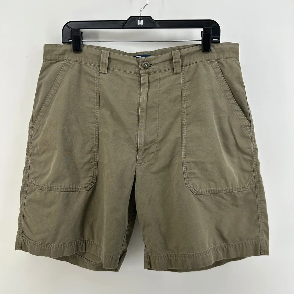 Polo Ralph Lauren Cargo Shorts Mens 36 Green Vintage Cotton Utility Gorpcore